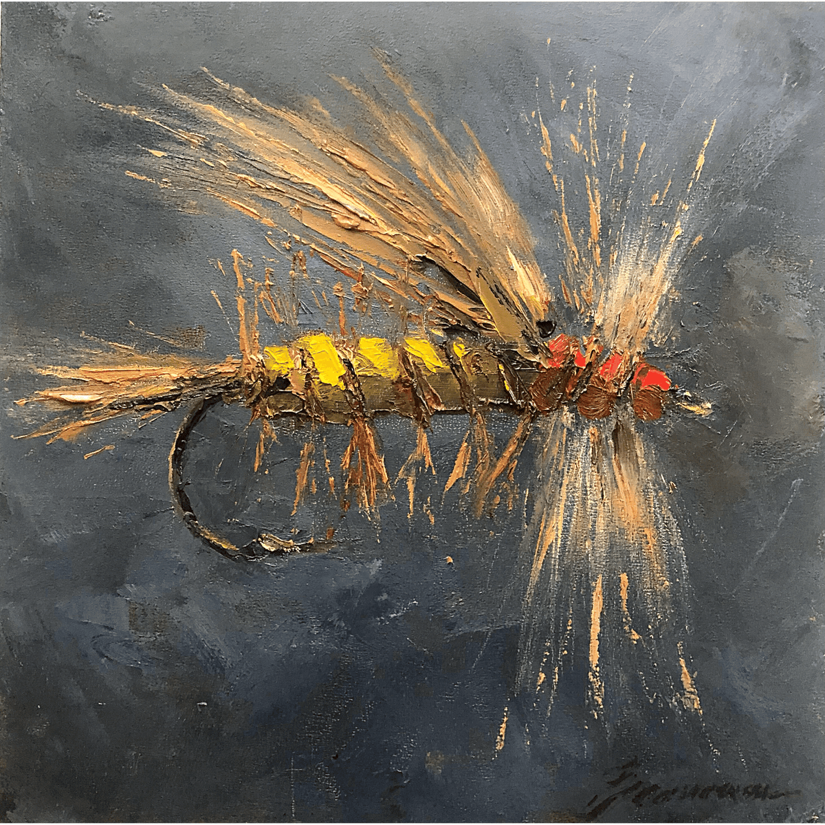 Stimulator - Fly Fishing Paintings - Montana Art