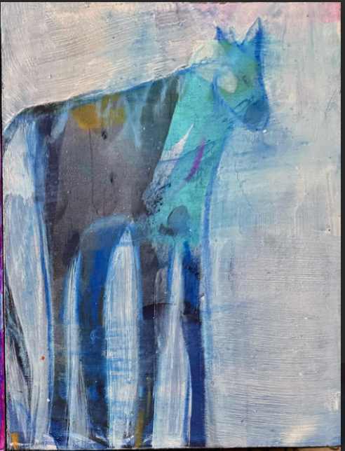 Blue Horse Study #8