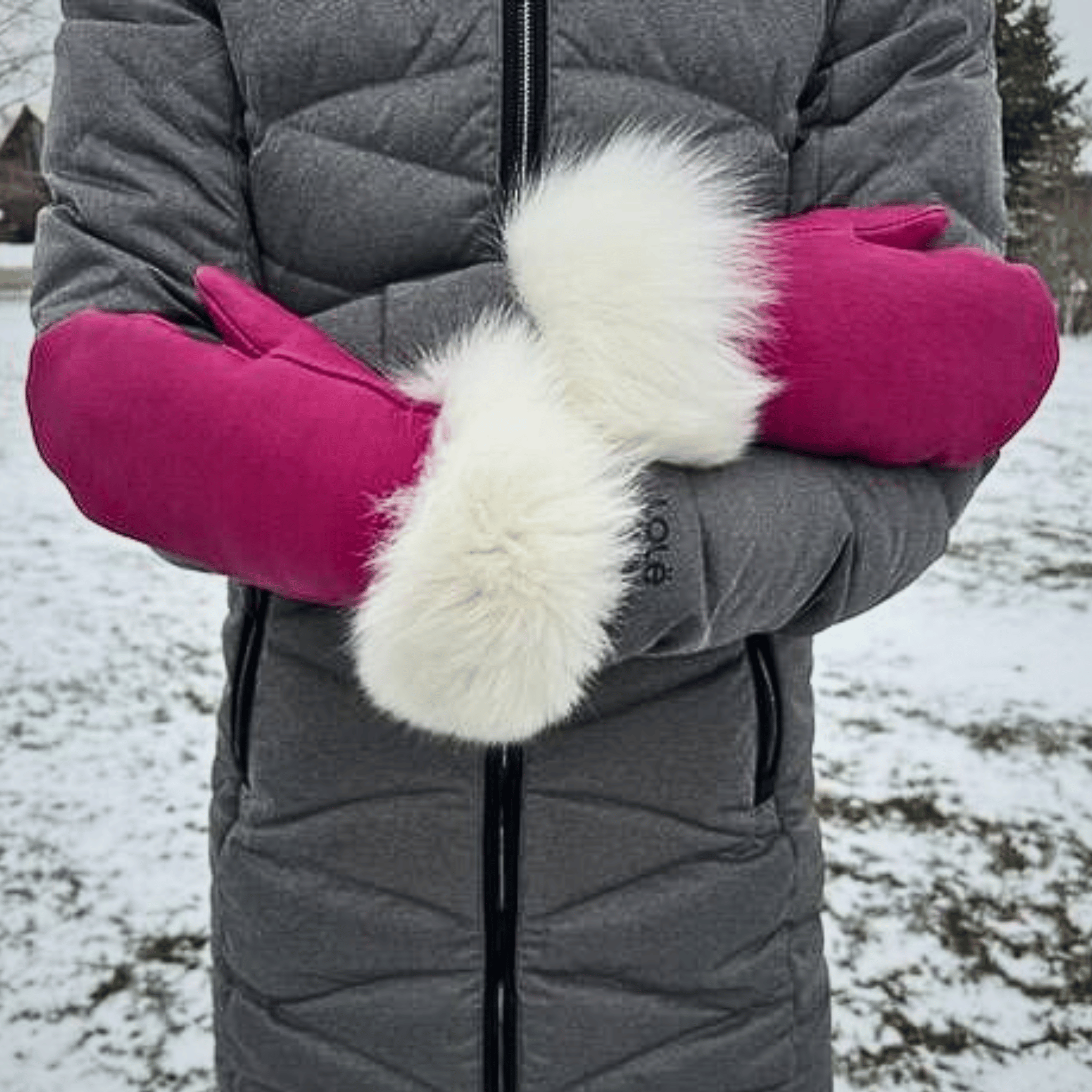 Women's top chopper mittens
