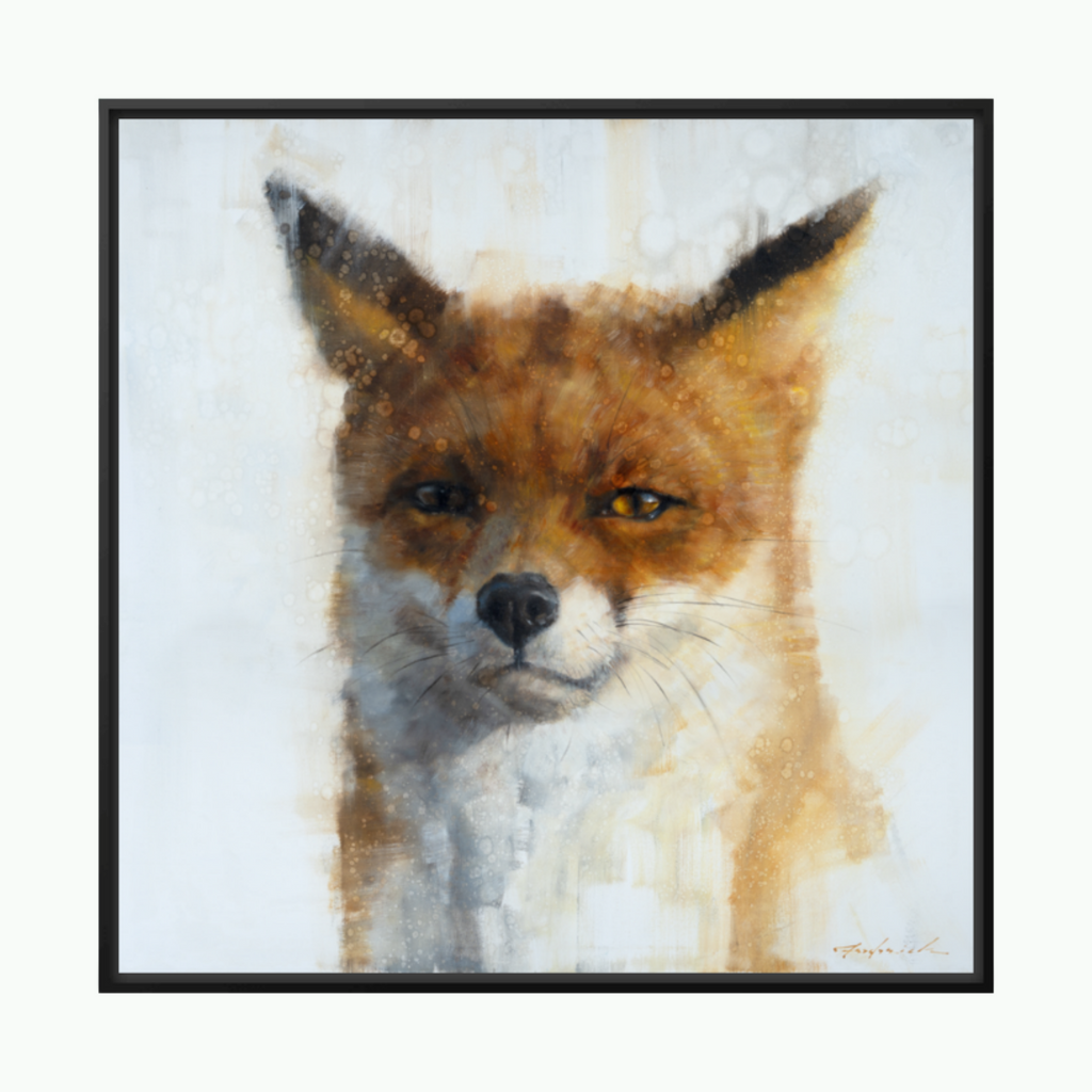 Open Edition Unsigned art print by David Frederick Riley of Glint the fox