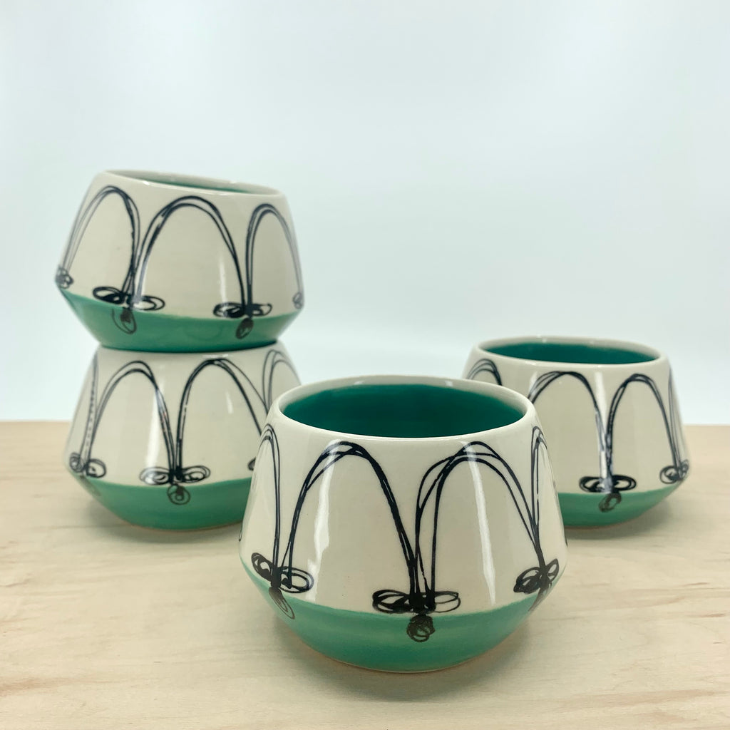 Porcelain Cups-Montana Arts & Home