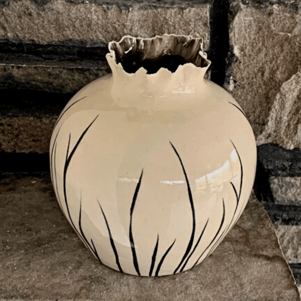 Bulbous Grass Vase-Montana Arts & Home