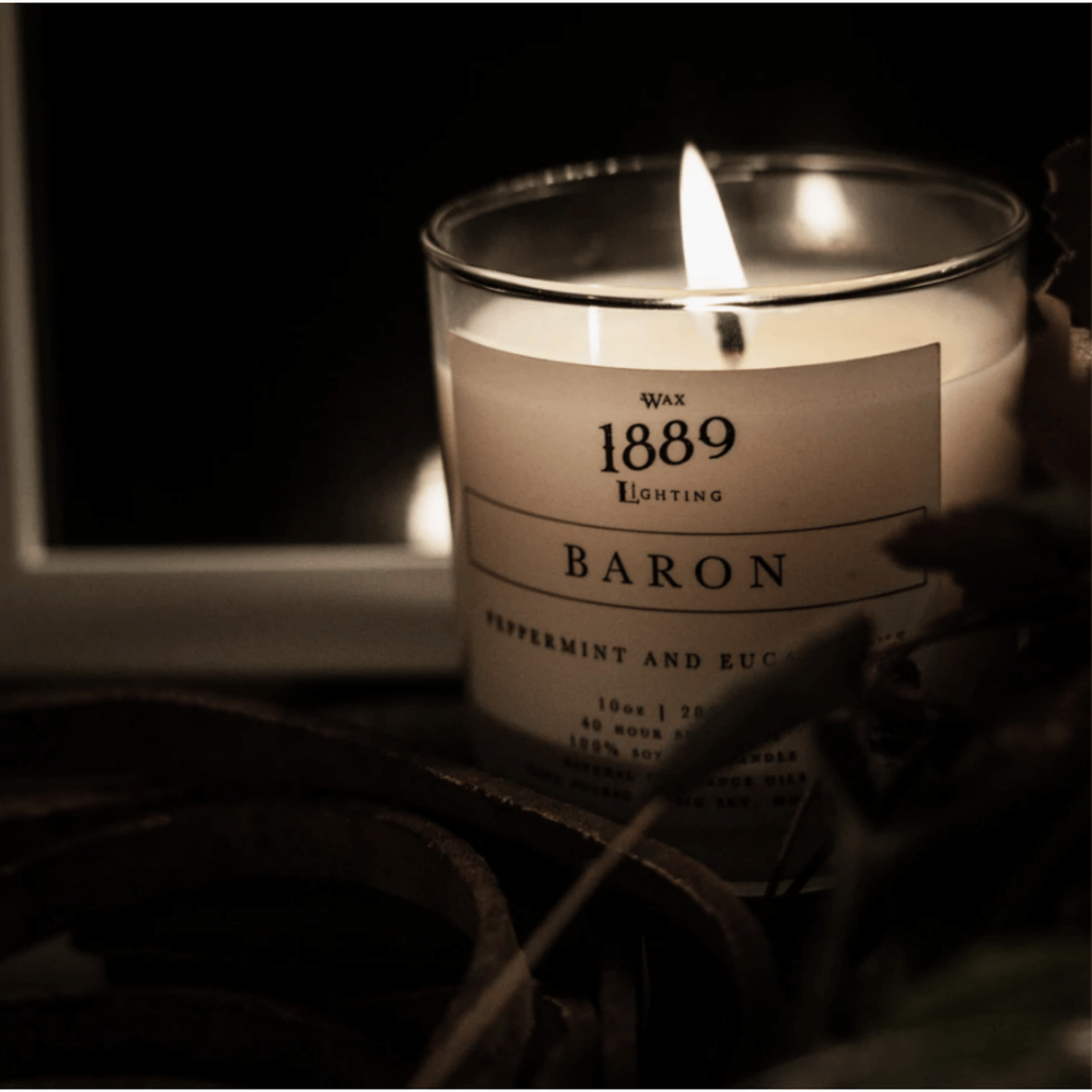 Baron Candle 10 oz-Montana Arts & Home