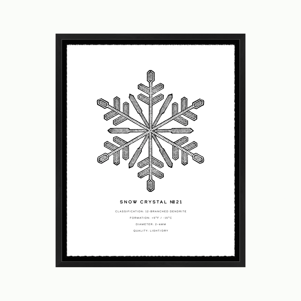 Snow Crystal #21-Art-Montana Arts & Home