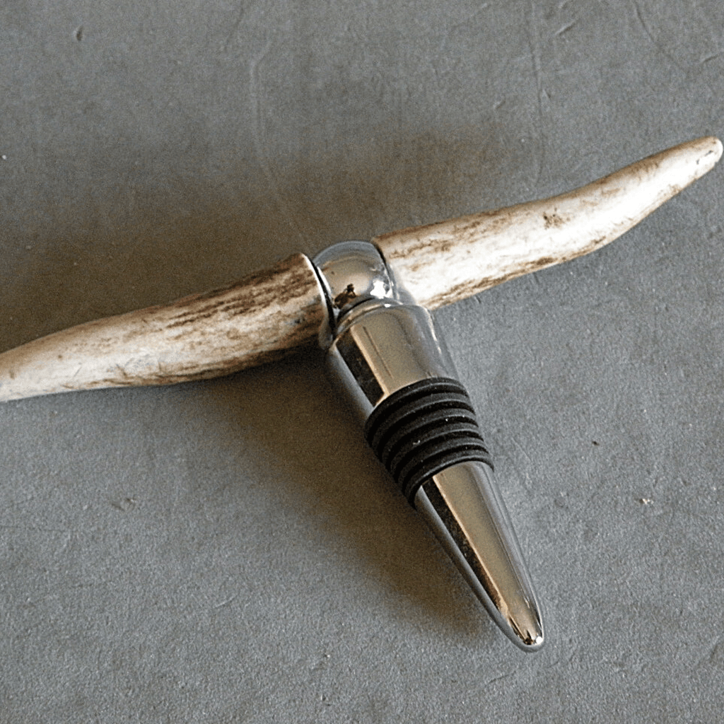 Elk horn Corkscrew/Bottle Stopper-Tablewear-Montana Arts & Home