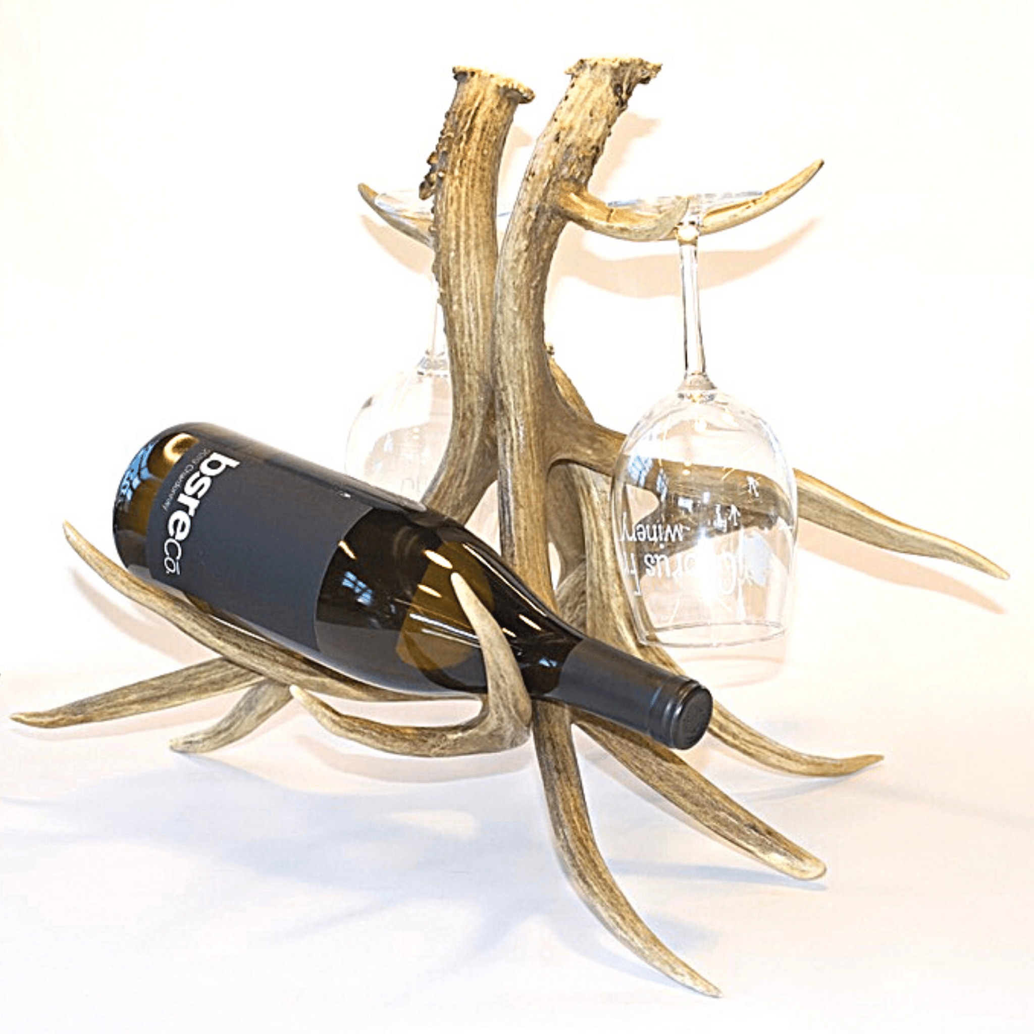 Farmhouse wine clearance bottle holder