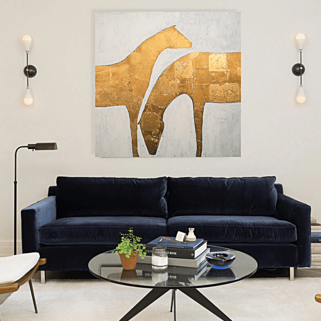 Gold Horse painting