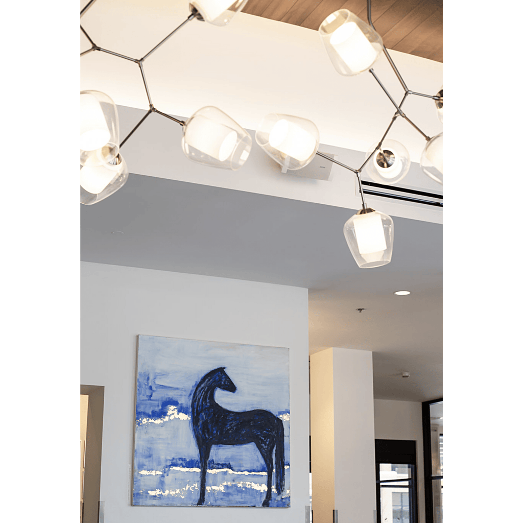 Blue and Gold Horse -Montana Arts & Home