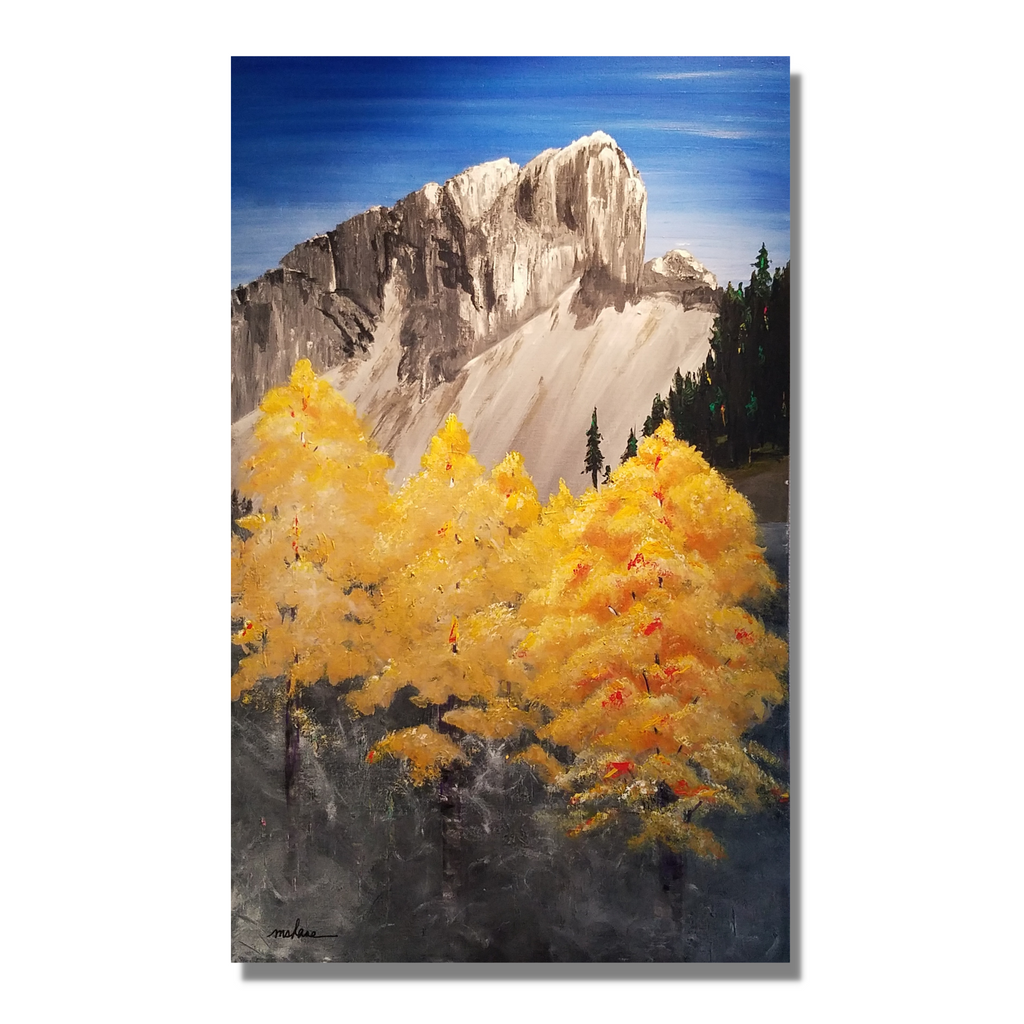 Mountain Painting, Western Painting, Made in Montana, Montana Arts & Home