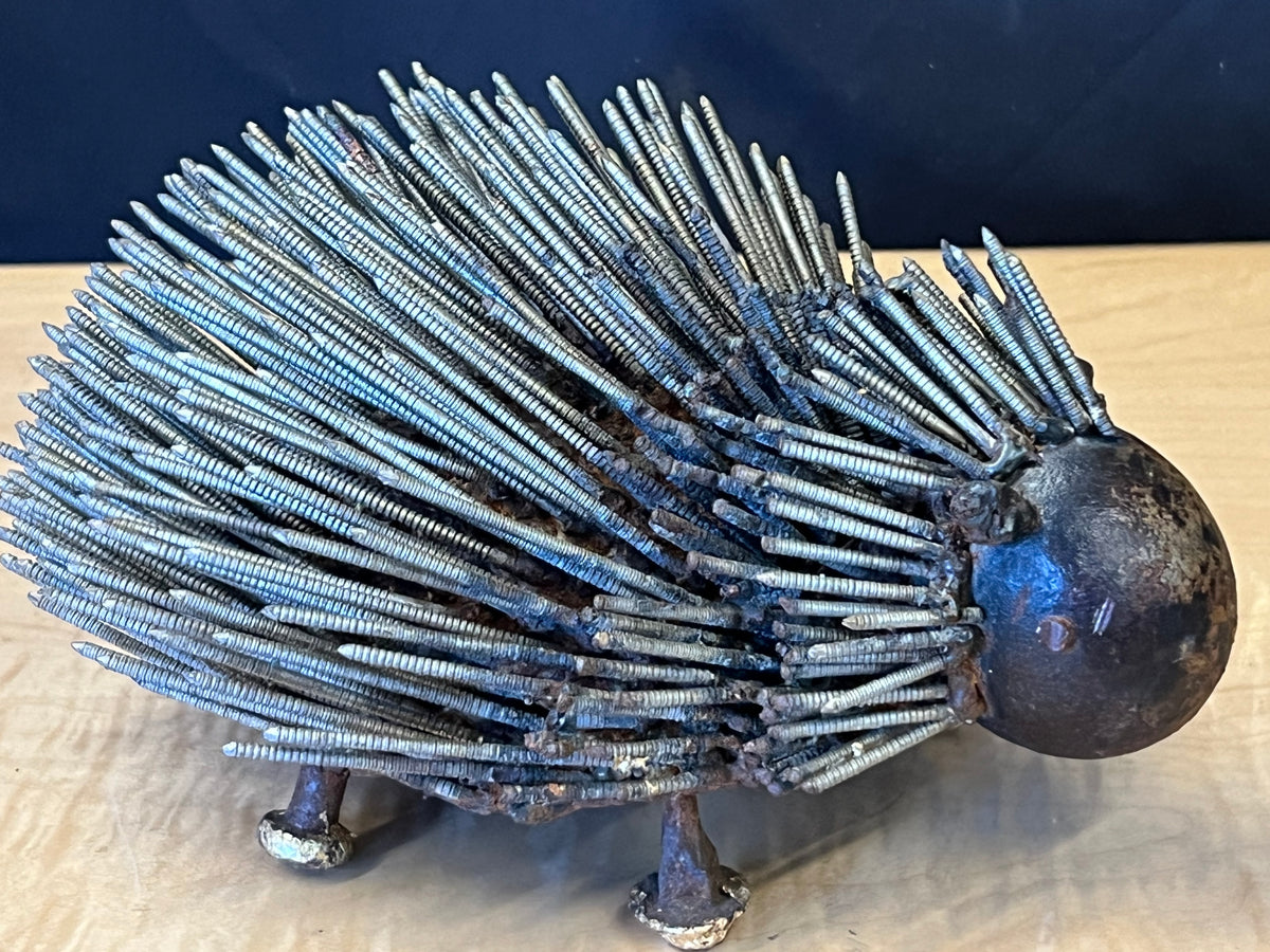 Baby Porcupine - Metal Art Sculpture